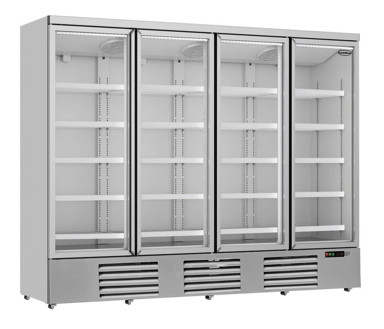 REFRIGIRATEUR 4 PORTES EN VERRE JDE-2025R *TRANSPORT SUR DEMANDE*
