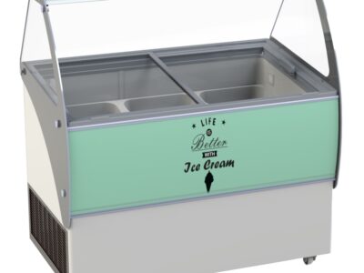 VITRINE A CREME GLACE CURACAO 10X5 LTR