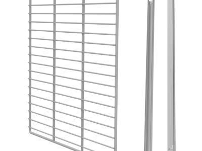 GRILLE AVEC SUPPORTS 2/1GN 1 PORTE