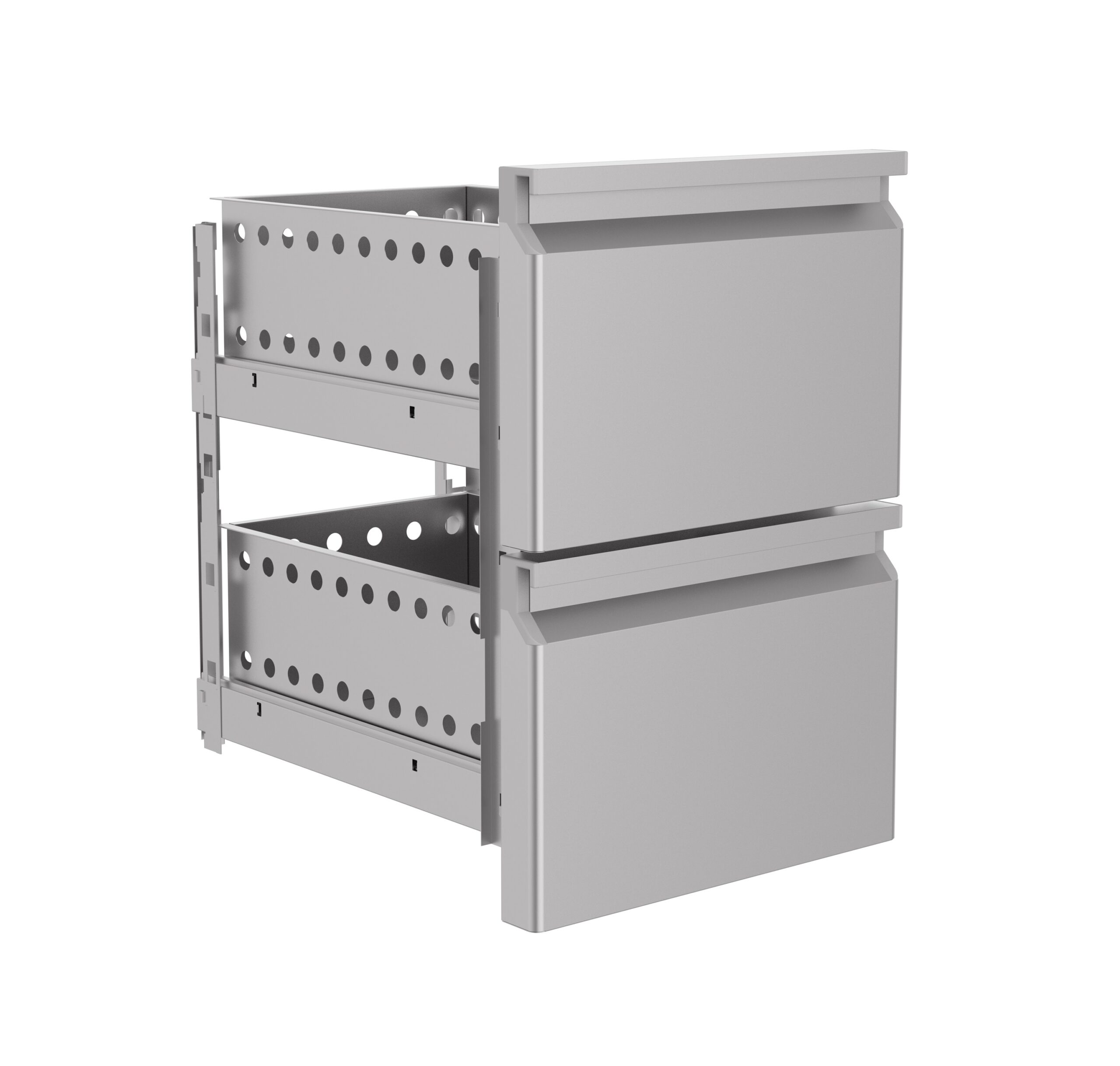 BLOC DE TIROIRS 1/2 MONOBLOCK SOFT CLOSING