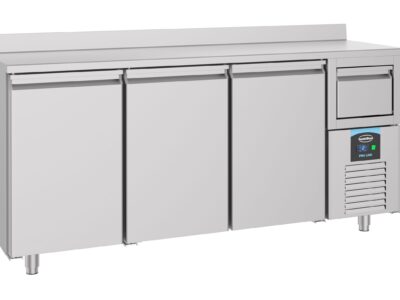 600 TABLE REFRIGIRE 3 PORTES AVEC TIROIR POUR CAFÉ