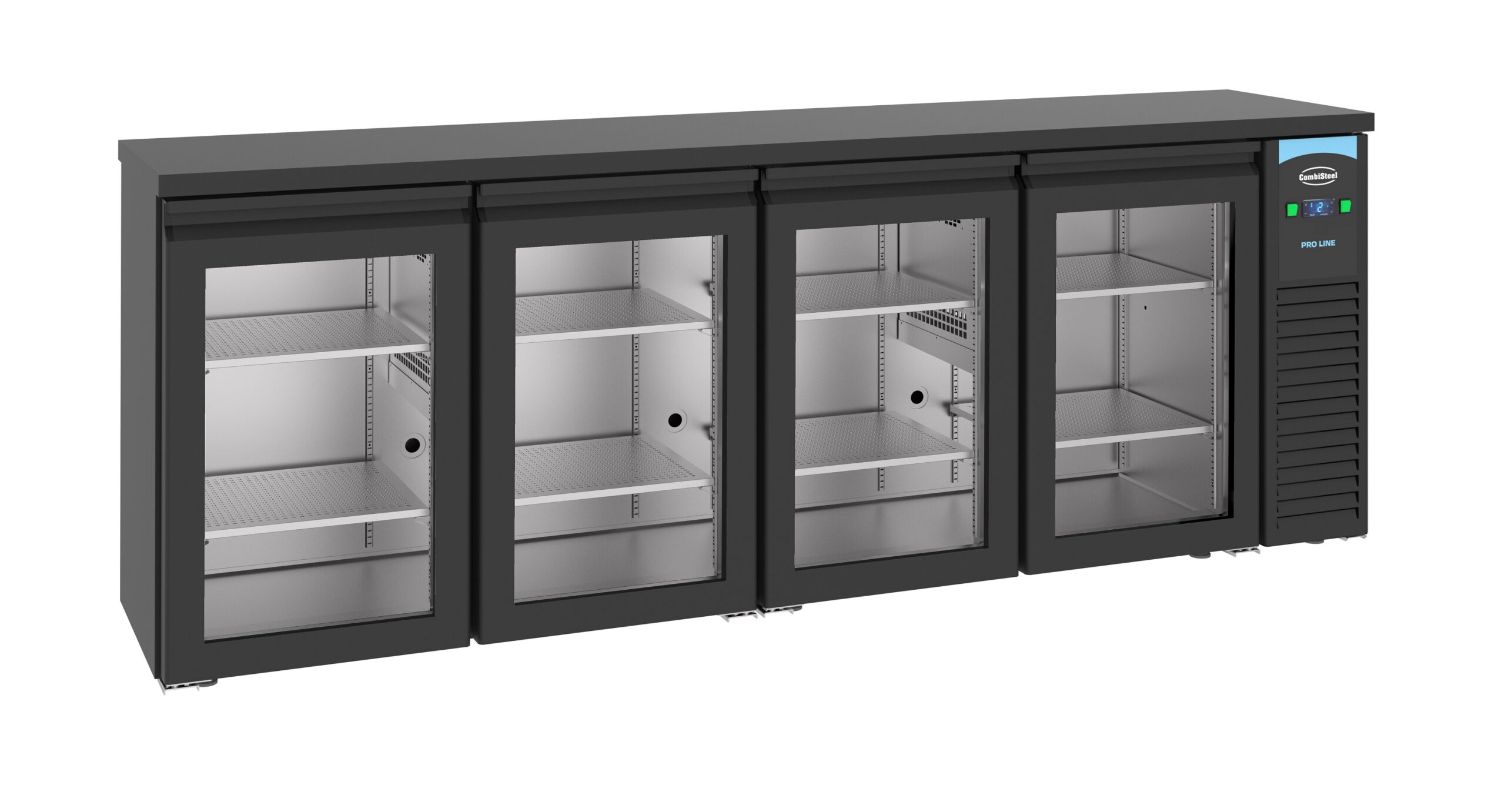ARRIERE BAR ARRIERE BAR REFRIGIRE NOIR 4 PORTES EN VERRE *TRANSPORT SUR DEMANDE*