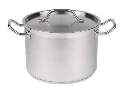 CASSEROLE EN ACIER INOXYDABLE + COUVERCLE Ã¸40 31L
