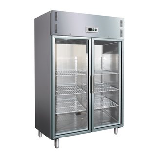 ARMOIRE POSITIVE 1400 LITRES 2 PORTES VITREES