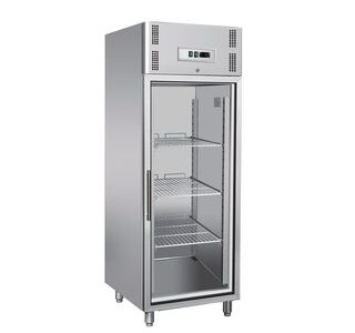 ARMOIRE POSITIVE 650 LITRES 1 PORTE  VITREE