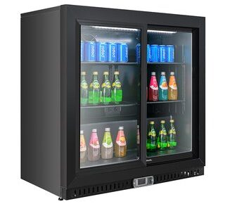 ARRIERE BAR 2 PORTES COULISSANTES