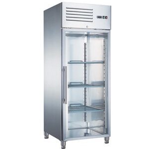 ARMOIRE POSITIVE GN 2/1 650 L VITRÉE