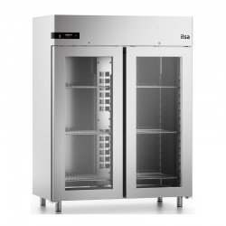 ARMOIRE RÉFRIGÉRÉE NEOS 1400 L - 2 PORTES VITRÉES - POSITIVE 0°/+10°C