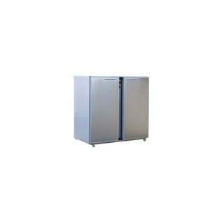 ARRIÈRE BAR INOX 2 PORTES PLEINES LARGES