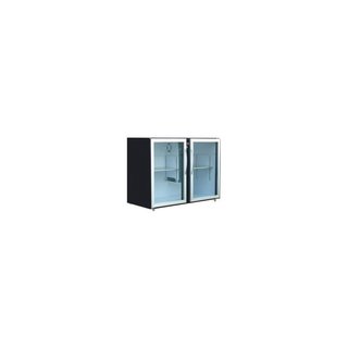 ARRIÈRE BAR SKINPLATE 2 PORTES VITRÉES LARGES