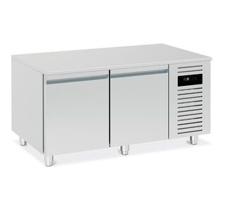 SOUBASSEMENT RÉFRIGÉRÉ POSITIF GN 1/1 - PROF. 700 MM - 2 GRANDS TIROIRS