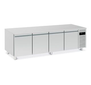 SOUBASSEMENT RÉFRIGÉRÉ POSITIF GN 1/1 - PROF. 700 MM - 4 GRANDS TIROIRS