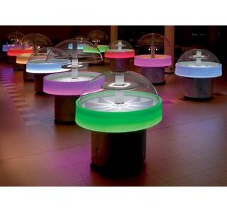 BUFFET RÉFRIGÉRÉ ROND - SÉRIE ISOLA LED