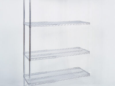 KITS D'ACCOLAGE 2 PIEDS + 4 TABLETTES - 800 MM