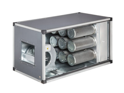 caisson a charbon  VERSION DYNAMIQUE 9 CYLINDRES VR9/9 INTENSITE 3,8 A // DEBIT MAX : 2500 m3/h