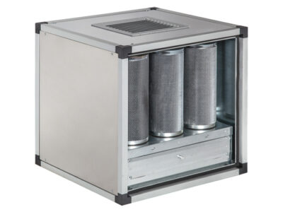 caisson a charbon  VERSION STATIQUE 9 CYLINDRES DEBIT MAX : 2500 m3/h