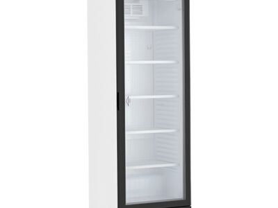 ARMOIRE A BOISSON PORTE VITREE BLANCHE SANS CANOPY 372L 5 GRILLES (500x360)