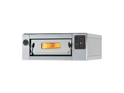 FOUR A PIZZA ELEC GAMME CL CLASSIC 6 PIZZAS EN PROFONDEUR DIAM.30MM CHAMBRE TOUTE REFRACTAIRE ET  RESISTANCE DANS LA PIERRE REFRACTAIRE SUPERPOSABLE