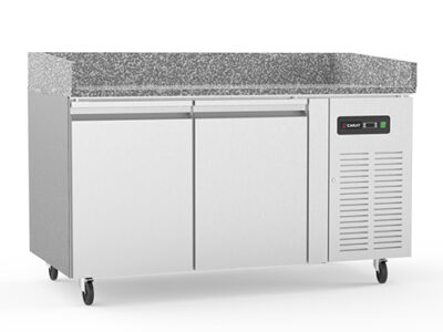 MEUBLE A PIZZA POSITIF 2P PROF 800 290L 2 GRILLES 600x400 + 2 PG