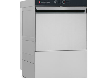 lave verre DOUBLE PAROI PANIER 350 AVEC ADOUCISSEUR DOT : 2 PANIERS CARRE A VERRES + 1 PANIER CARRE A COUVERTS // PRODUCTION: 40 PANIERS/H CONSO 1,5L/CYCLE CMD ELECTRONIQUES