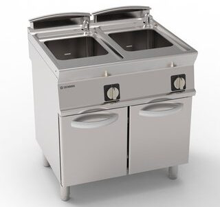 CUISEUR À PÂTES ÉLECTRIQUE 2X 24 L - COMMANDES MÉCANIQUES