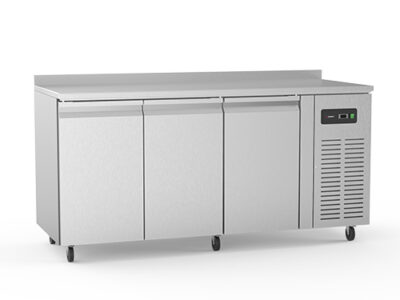 DESSERTE REFRIGEREE POSITIVE 3P ADOSSEE PROF 700 417L 3 GRILLES + 3 PG
