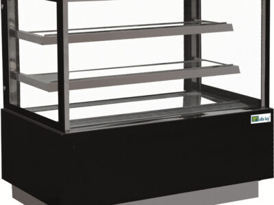 VITRINE PÂTISSERIE - VITRAGE DROIT - 2 ÉTAGÈRES - 480 L