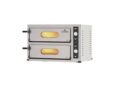 FOUR A PIZZA ELEC GAMME EK 2X 4 PIZZAS DIAM.32MM 2 NIVEAUX SOLE PIERRE REFRACTAIRE