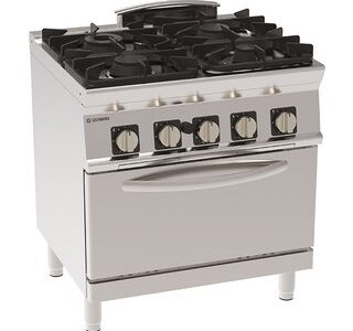 FOURNEAU 4 FEUX / FOUR GAZ GN 2/1