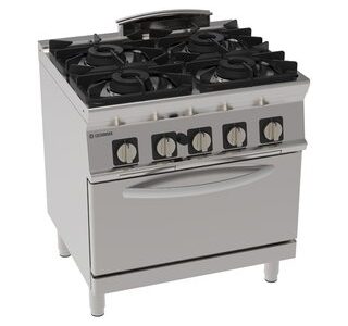 FOURNEAU 4 FEUX SUPER / FOUR GAZ GN 2/1