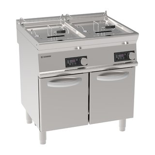 FRITEUSE ÉLECTRIQUE SUR COFFRE COMMANDES ELECTRONIQUES 2 X 13 LITRES