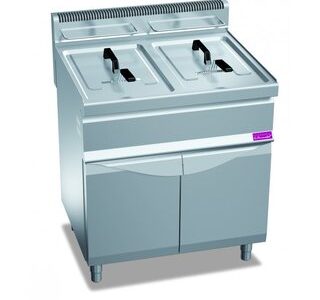 FRITEUSE GAZ 2X20 L SUR COFFRE