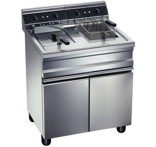FRITEUSE SUR COFFRE ÉLECTRIQUE 2 X 14 L
