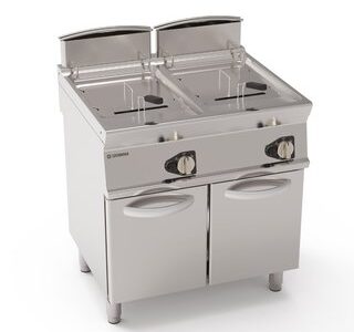 FRITEUSE SUR COFFRE ÉLECTRIQUE 2X 17 L - COMMANDES MÉCANIQUES
