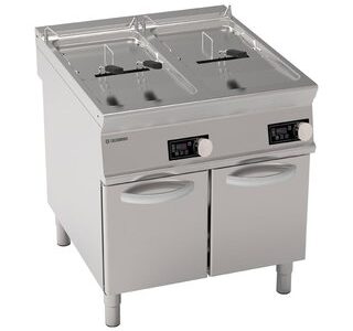 FRITEUSE SUR COFFRE ELECTRIQUE COMMANDES ELECTRONIQUES 2 X 17 LITRES