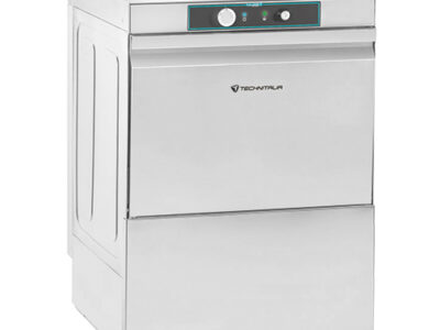 lave vaisselle  SIMPLE PAROI PANIER 500 AVEC POMPE DE VIDANGE DOT: 1 PANIER CARRE A ASSIETTES + 1 PANIER CARRE A VERRES + 1 PANIER ROND A COUVERTS // PRODUCTION: 30 PANIERS/H CONSO 2,7L/CYCLE