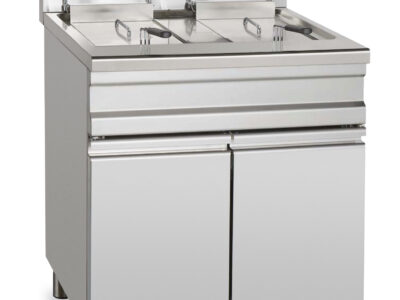 Friteuses gaz sur coffre MBM 2x17,5 L