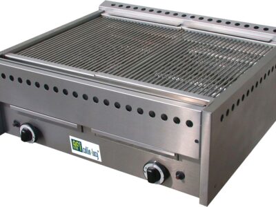 GRILL GAZ AVEC PIERRES DE LAVE - 2 ZONES