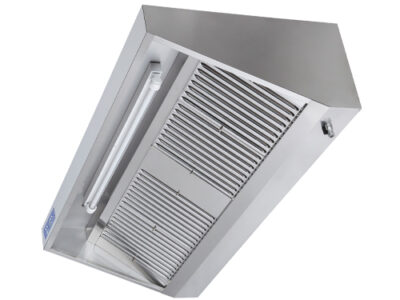 HOTTE COMPLETES PROF 900 CASQUETTE OBLIQUE LONG : 2000 NB DE FILTRE : 4 (400 x 500) //DEBIT : 2200 m3/h