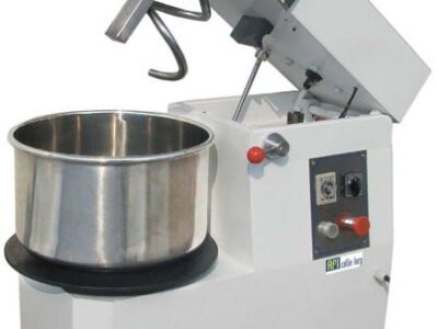 PÉTRIN PIZZAS - TÊTE RELEVABLE CUVE AMOVIBLE - 40 L - 2 VITESSES - 400 V