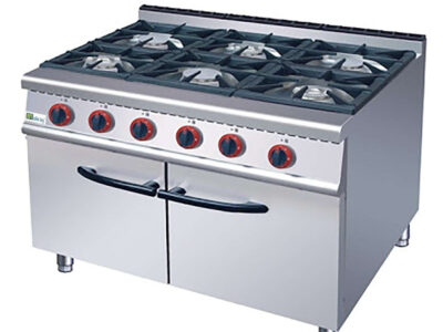 FOURNEAU GAZ SUR PLACARD FERMÉ - GAMME 700 - 6 FEUX