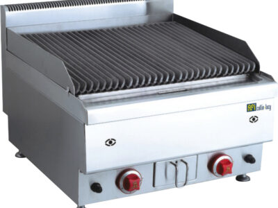 GRILL GAZ AVEC PIERRES DE LAVE - GAMME TOP 650 - 2 ZONES