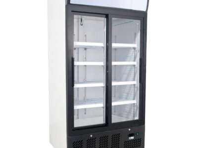 REFROIDISSEUR DE BOUTEILLES ET DE CANETTES - 2 PORTES VITRÉES COULISSANTES