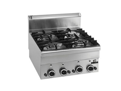 RECHAUD A GAZ 4 FEUX 2x2,7kW+2x3,15kW