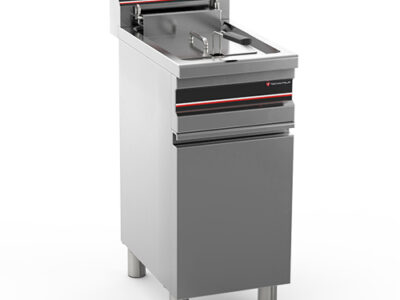FRITEUSE ELECTRIQUE SUR COFFRE 1 CUVE 12/14 L DOT: 1 PANIER/CUVE