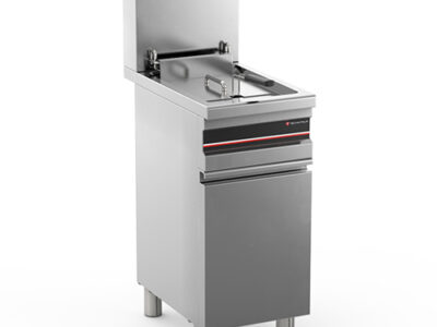 FRITEUSE GAZ SUR COFFRE 1 CUVE 14L DOT: 1 PANIER/CUVE