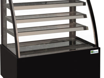 VITRINE PÂTISSERIE - VITRAGE BOMBÉ - 3 ÉTAGÈRES - 521 L
