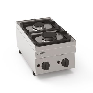 PLAQUE DE CUISSON TOP - 2 FEUX VIFS GAZ - GAMME 600