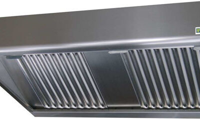 HOTTE DE VENTILATION AVEC ÉCLAIRAGE LED - LONG. 1200 MM