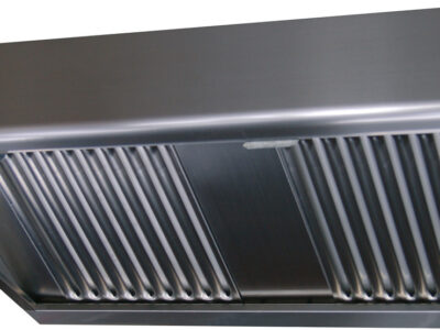 HOTTE DE VENTILATION AVEC ÉCLAIRAGE LED - LONG. 2000 MM